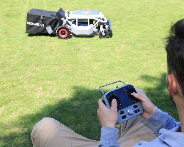 Газонокосилка с дистанционным управлением. Реально ли? На Kickstarter представлен проект Mowrator S1 с пультом ДУ