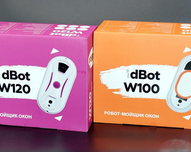 Роботы — мойщики окон: выбираем между dBot W100 и dBot W120